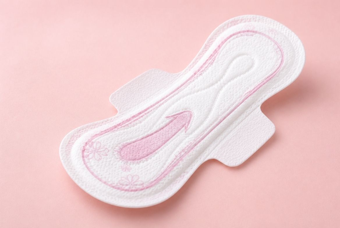 Ultra soft winged sanitary pad